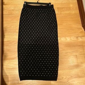 MICHAEL Michael Kors Perforated Midi Skirt